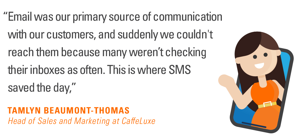 SMS boosts sales amidst lockdown