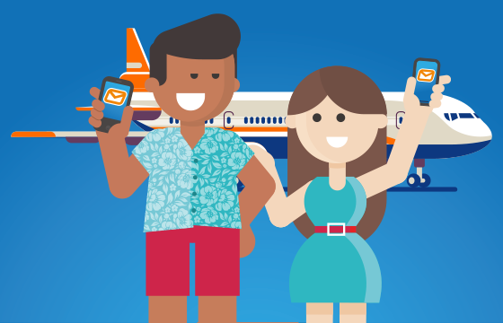 Improve your airline’s customer service with SMS